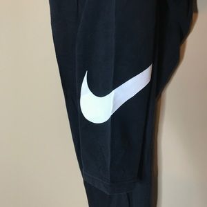 Women's Nike leggings with swoosh on leg